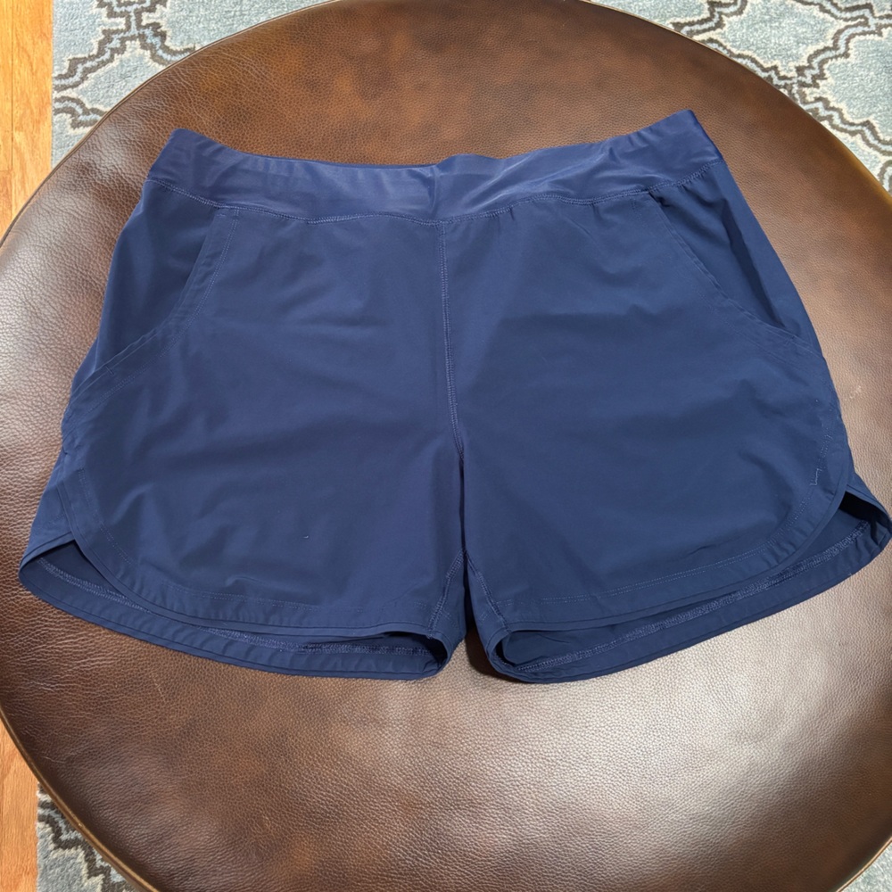 Lands' End Deep Blue Active Shorts